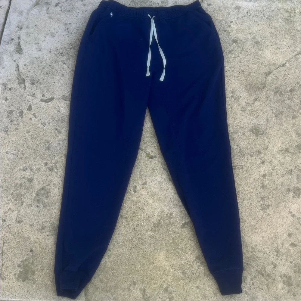 FIGS Men's Technical Coleectuin Navy Blue Scrub Set Top Size XXL Pant Size XL/T